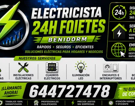 ELECTRICISTA PROFESIONAL FOIETES – electricista en Benidorm