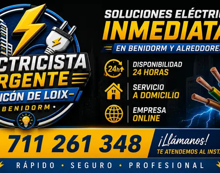 ELECTRICISTA URGENTE RINCÓN DE LOIX – electricista en Benidorm